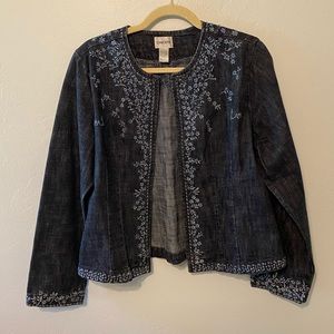 Chico’s Denim Cardigan Jacket